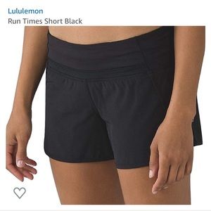 Lululemon Run Times Short 4”